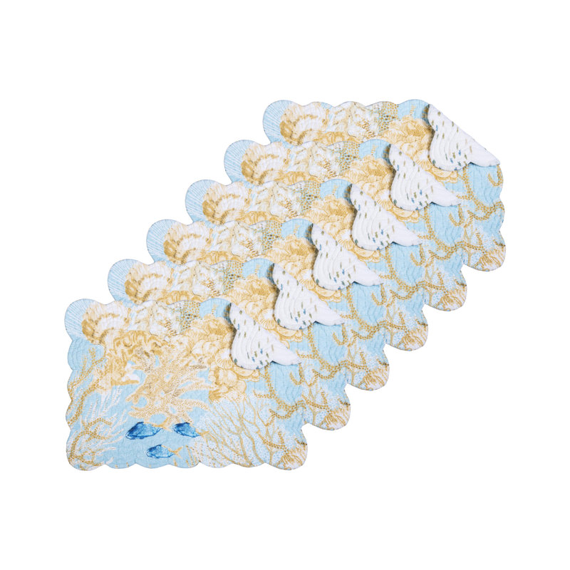Ensemble de 6 napperons Belmont Reef