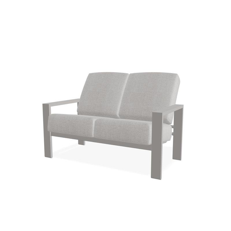 Causeuse Larssen, Gris chaleureux, Charte de la soie
