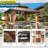 10 Ft. W x 12 ft. D Metal Patio Gazebo