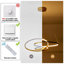 Luminaire suspendu à intensité variable 1 lumière DEL Jeevan-168757260