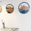 Ensemble de 3 décorations murales en métal The Horizon