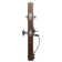Copper Creek Handleset with Single Cylinder Deadbolt and Door Knob and Colonial Rosette
