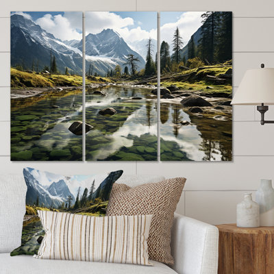 Canada majestueux, impression sur toile, 3 pièces