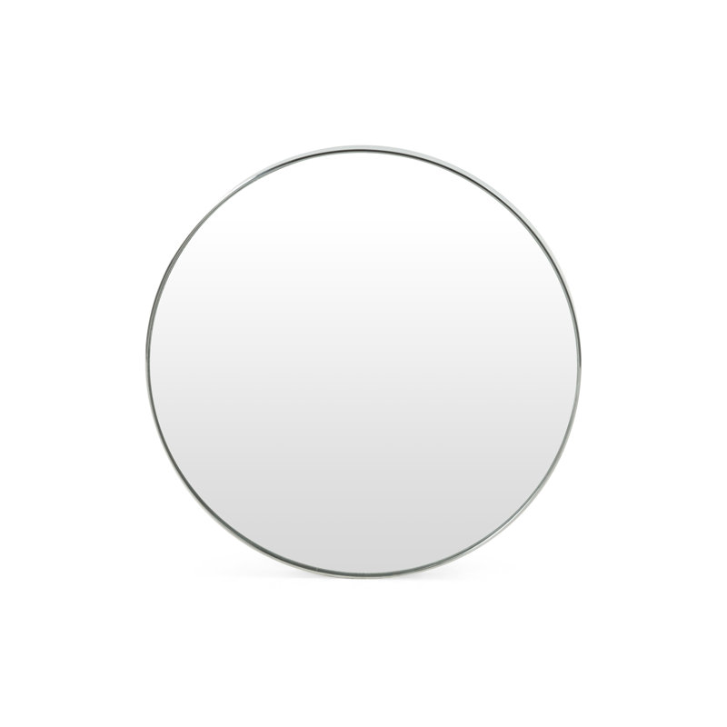 Bellvue Metal Wall Mirror, Polished Brass, 47.25" x 47.25"