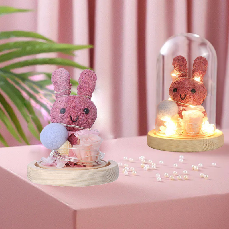 6.3'' Handmade Animals Lighted Holiday Shaped Ornament