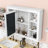 Eversole Wall-Mounted Bathroom Medicine Cabinet with Mirror and Concealed Storage-482639295