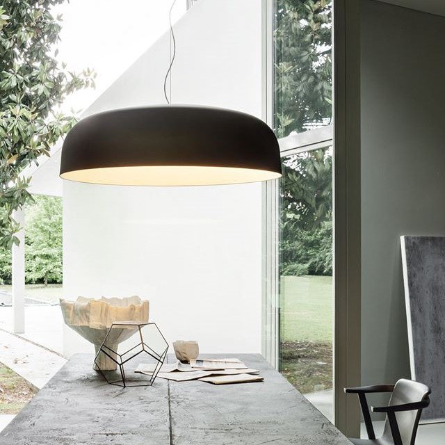 Canopy 1 - Light Pendant, Bronze, 8.25" H x 23.6" W x 23.6" D