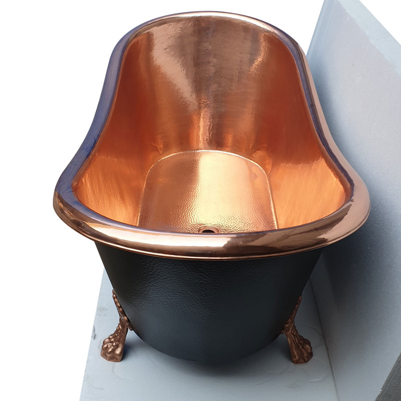 1828mm x 762mm Freestanding Soaking Copper Bathtub
