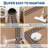 Modern Easy Jute Rug Machine Washable Geometric Bordered Indoor Outdoor Carpet with Non-Slip Backing, Non-Shedding Floor Cover for Backyard, Bedroom, Patio-1553815587