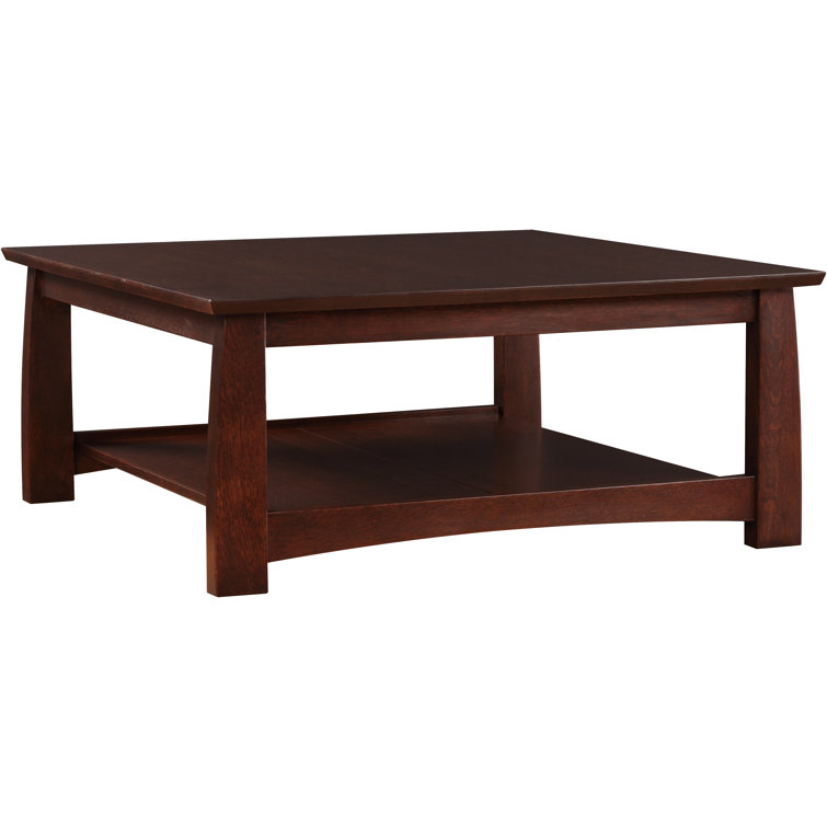 Highlands Solid Wood 4 Legs Coffee Table with Storage