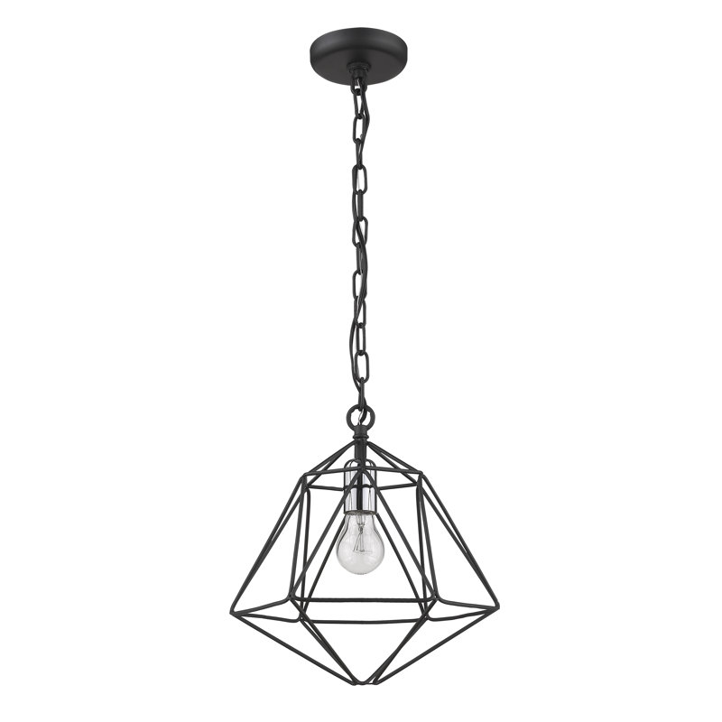 Luminaire suspendu géométrique 1 lumières unique Kiely