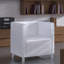 Fauteuil cubique en similicuir-188701586
