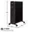 Zanussi 2300W Electric Compact Space Heater with Adjustable Thermostat-90572268