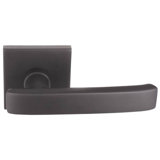 Geneva Flat Passage (Hall & Closet) Door Lever with Square Rosette