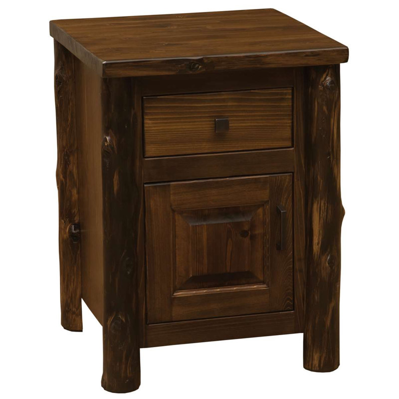 Adirondack 19'' W Wood Nightstand