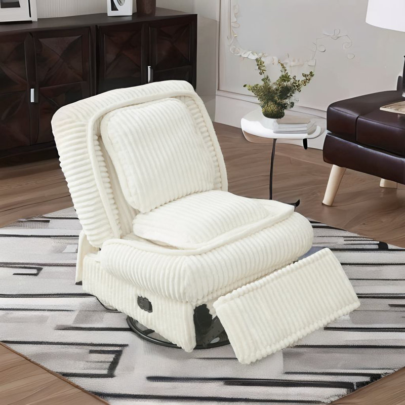 360° Swivel Rocking Single Sofa, Beige