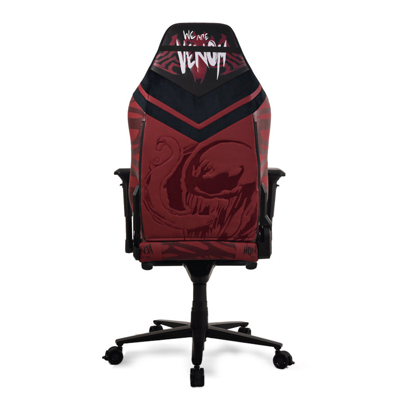 Fauteuil de jeu en tissu TTRaces Maxx Air - Venom Crimson Edition, Venin cramoisi