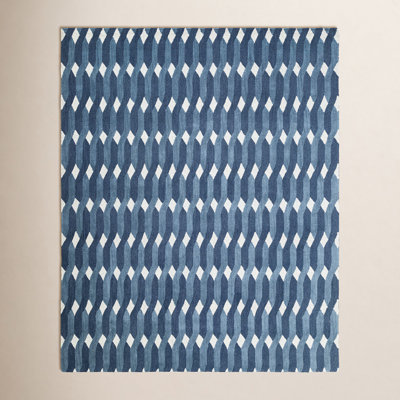 Woodcliff Hand-Tufted Geometric Wool Rug