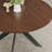 45.28" W Round  Solid Wood Base Dining Table