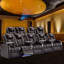 Siège de cinéma en cuir gris avec porte-gobelet-901023282