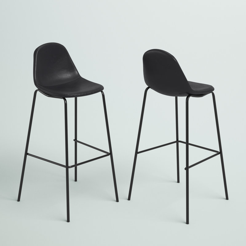 Darby Bar Stool, Black, Bar Stool (29” Seat Height)