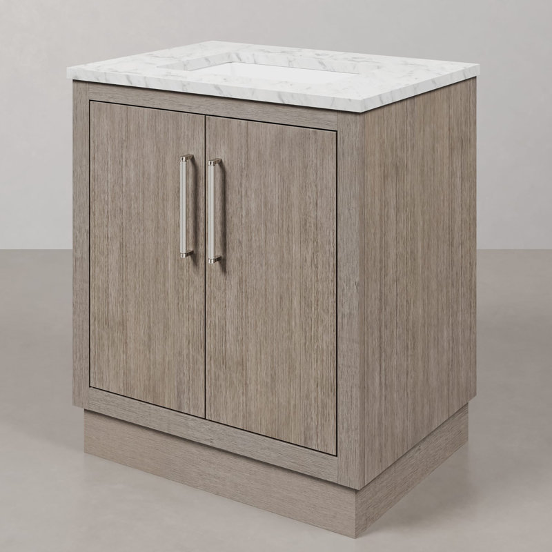 Hugo 30'' W Single Vanity, Chrome