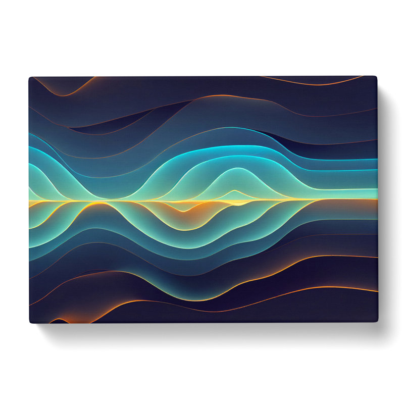 Prizewinning Modern Abstract Art - Wrapped Canvas, 35cm H x 50cm W x 3cm D