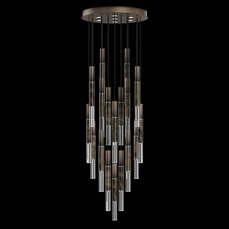 Antonia 25 - Light LED Pendant, Standard Bronze/Nickel