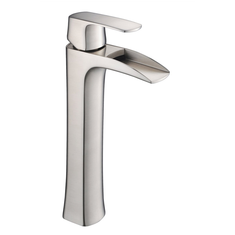 Lulu Vessel Sink Faucet Single-handle Bathroom Faucet, Brushed Nickel