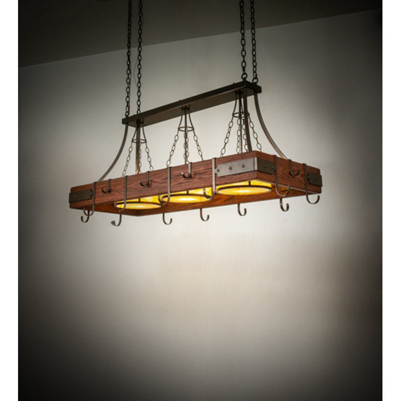Rectangle Chandelier Pot Rack