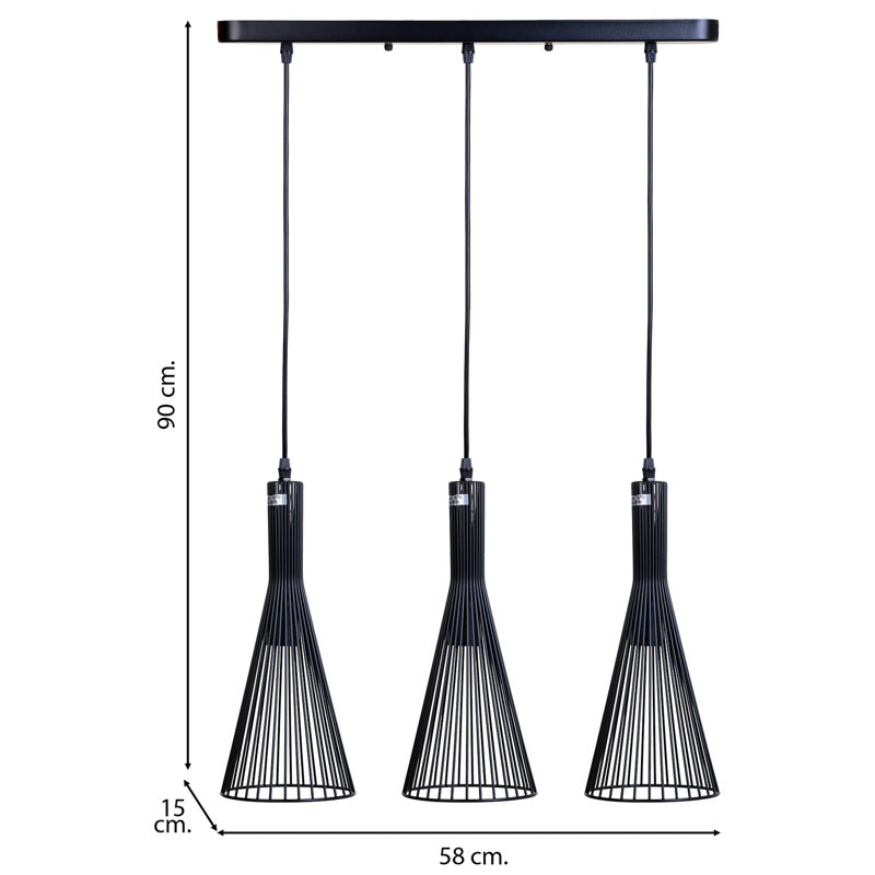 Filsinger - Light Black Kitchen Island Pendant