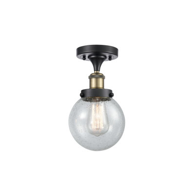 Amadeu Glass Semi Flush Mount