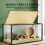 Cage pour petits animaux, grande cage en acrylique pour hamster, cage pour cochon d'Inde