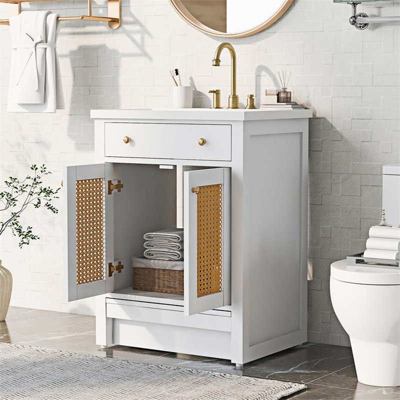 23.10'' Single Bathroom Vanity Base Only