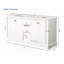 Meuble-lavabo double 72 po avec plateau en marbre Dessett