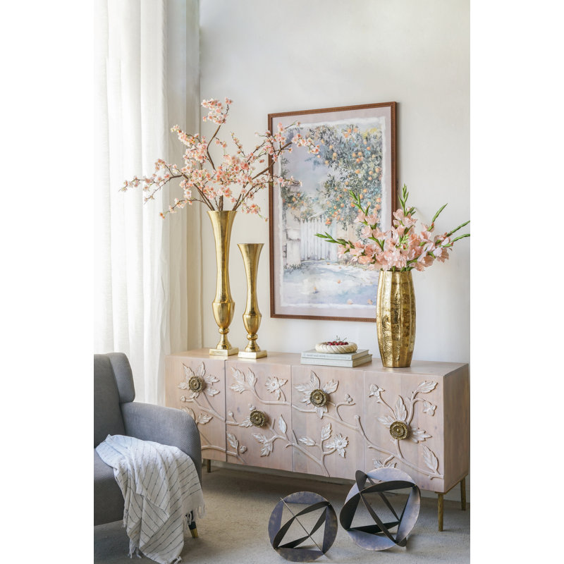 D8x19,5 "Vase décoratif, H 19,5 po x l 8 po x P 8 po