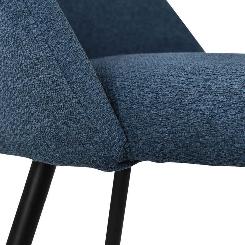 Tabouret de comptoir rembourré 26,5 po Jayden, Bleu