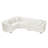 Modena 104'' Wide Contemporary Boucle Upholstered L-Shaped Modular Sectional Sofa-115839852
