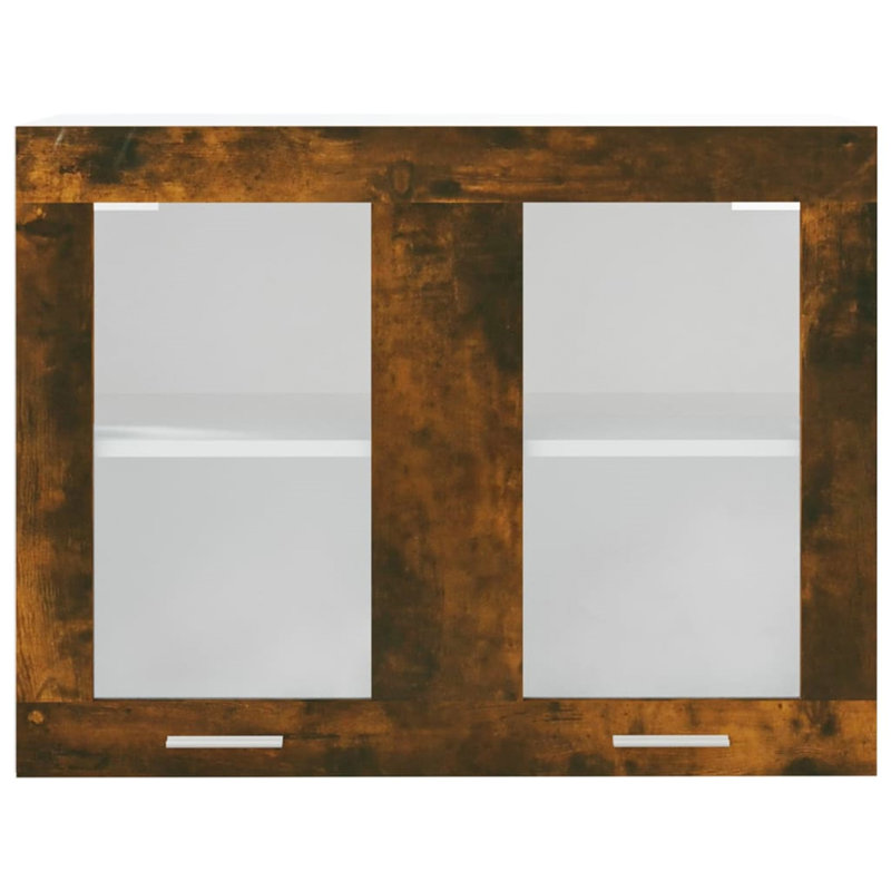 Hanging Glass Cabinet 80X31x60 Cm, Brown
