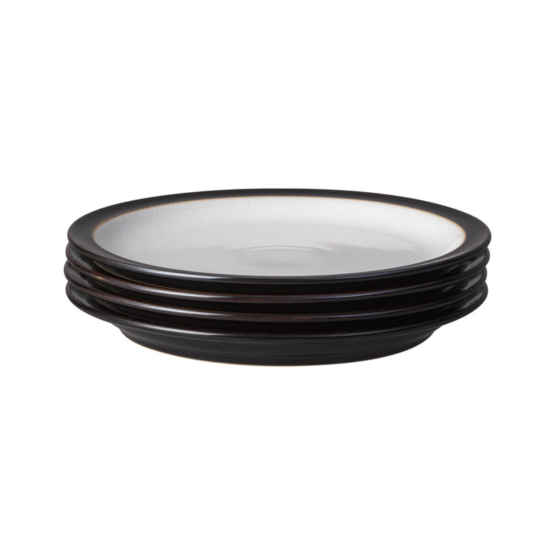 Denby Elements Dinner Plates, Black