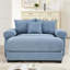 Fauteuil club avec repose-pieds 54,3 po-1343959812