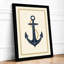 Anchored Resolve Coastal - Framed Print-1431530786-1431530788