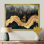 Forêt forêt de cristal onyx noir I - forêt, art mural
