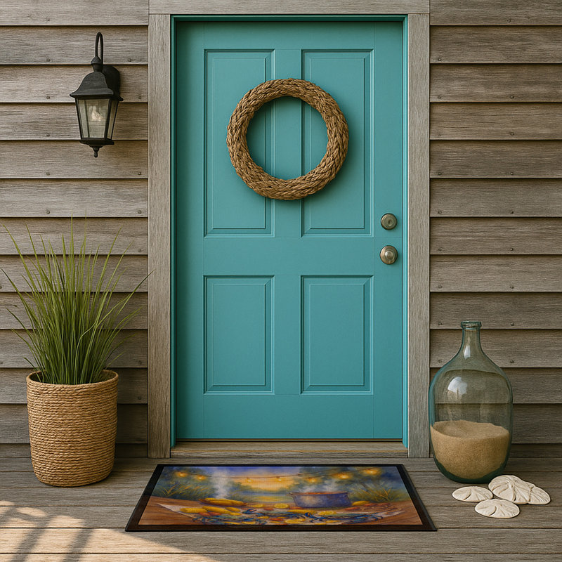 Crab Ready Doormat, 18" W x 27" L