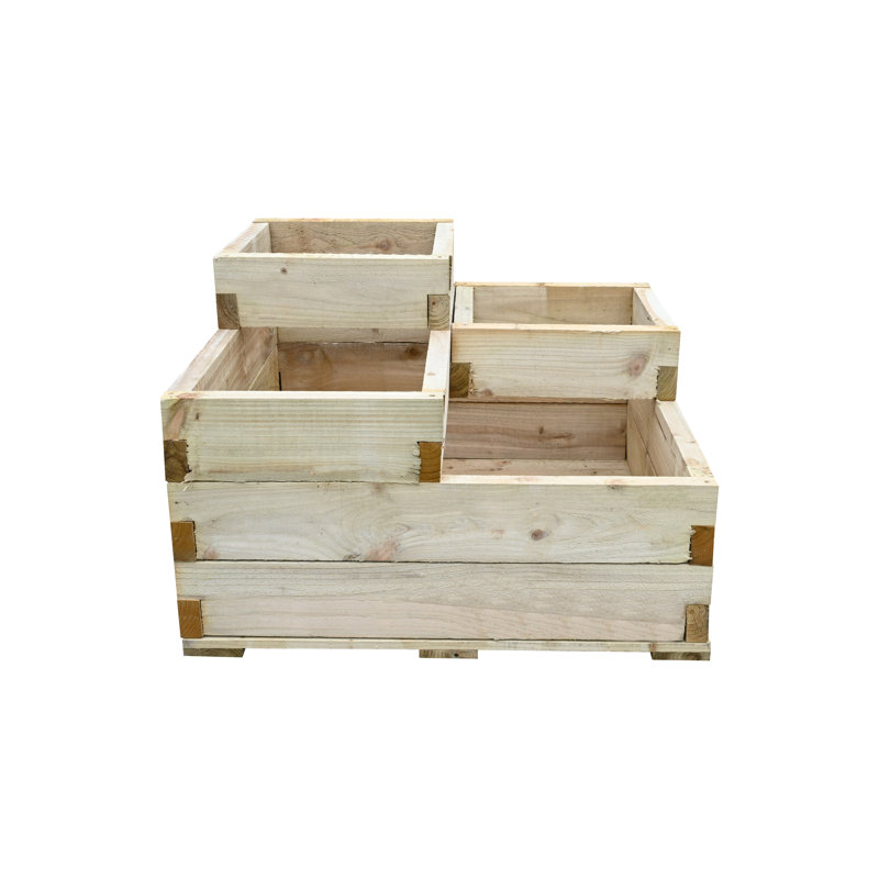 Wood Raised Garden Bed