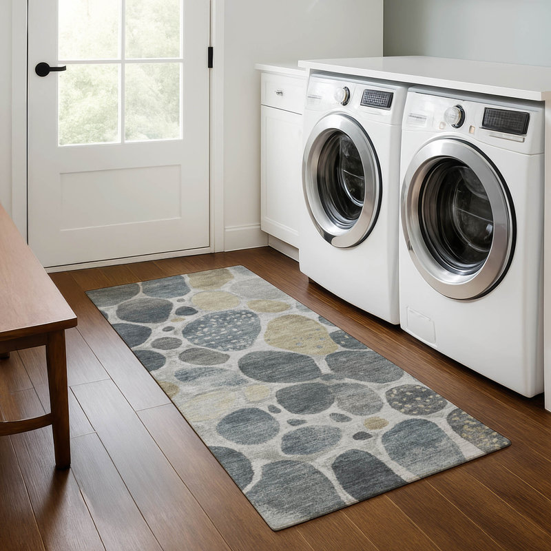 Premium Machine Washable Geometric Rug, Runner 2'3" x 7'6"