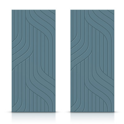 Portes de placard coulissantes à panneaux en bois manufacturé