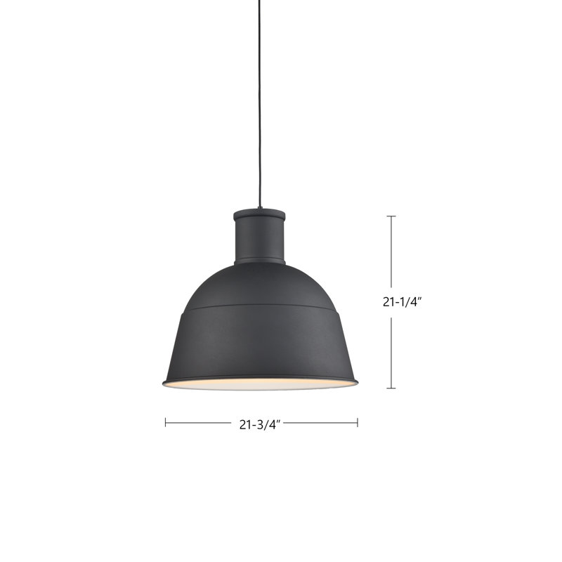 Irving 1 - Light Pendant, Indigo Blue, 21" H x 22" W x 22" D