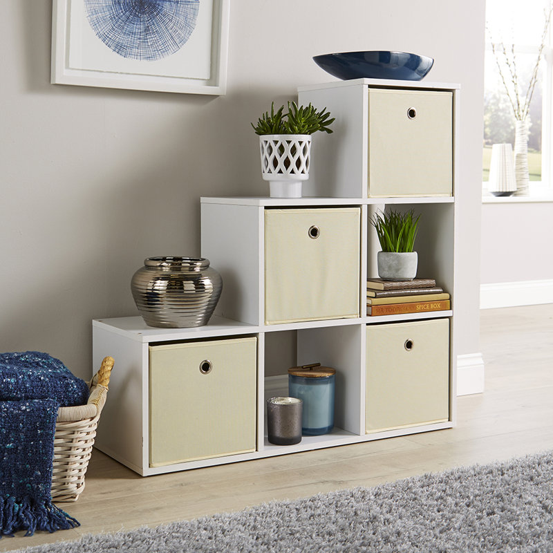 Steinmetz 321 Cube Storage Bookcase Unit, White