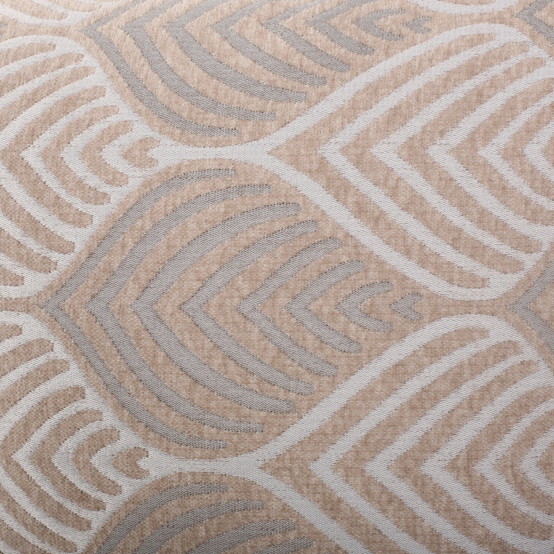 Geometric Throw Pillow, Light Brown